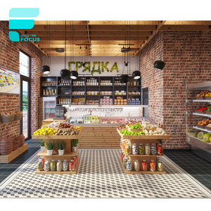 Étagères de gondole de supermarché, étagères de magasin d'alimentation, design d'intérieur de supermarché, plan d'affichage en magasin, rayonnages de supermarché - Product Image 6