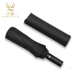 Hot Selling Three-folding Water Wind Proof Umbrella 12 Bones Automatic Umbrella