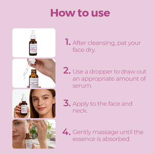 Sérum Visage Haute Performance Beauté Pure Marque Blanche, Sérum Corporel à la Niacinamide et Vitamine C pour le Visage avec <span class=keywords><strong>Acide</strong></span> Hyaluronique - Product Image 5