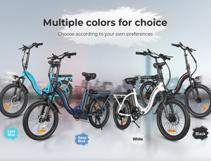 Vélo électrique pliable CY20 350W 36V 12AH disponible en plusieurs couleurs, unisexe, pour adultes, entrepôt américain - Product Image 2