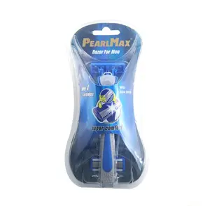 PearlMax Hot Bán Nhỏ MOQ Nhà Máy Cạo Râu Dao Cạo 6 Lưỡi Dao Cạo Bán Buôn Lưỡi Dao Cạo Nam Giới