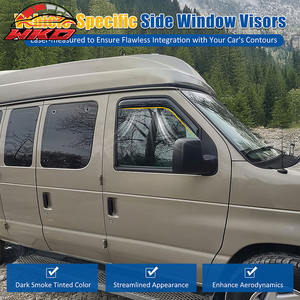 Déflecteurs de vitres latérales encastrés pour Ford E-Series Van 07-14, protection contre la pluie - Product Image 3