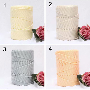 Fil Tressé Creux Fantaisie <span class=keywords><strong>en</strong></span> PP 3mm 240g pour Crochet, Corde Légère, Fil Glacé, Idéal pour Bricolage Chapeau d'Été et Coussin Fait Main - Product Image 6