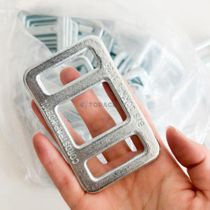 32 мм (1-1/4 дюйма) усиленная односторонняя пряжка для строп из тканого полиэстера, для ручной фиксации грузов - Product Image 5