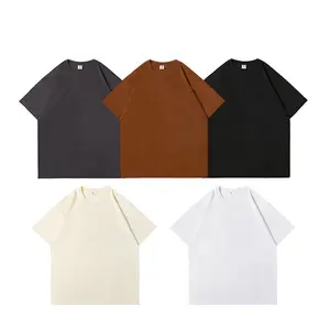 Wholesale Election Cheap Cotton Plus Size Sublimation T Shirts Plain Custom Printing Oversized Blank White Men T-shirts