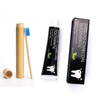 Élimine les taches de mauvaise haleine dentifrice au charbon de coco actif biologique pour le blanchiment des dents