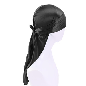 Durag de Cauda Longa Masculino de Cetim Sedoso e Respirável Estilo Hip Hop e Pirata - Product Image 4