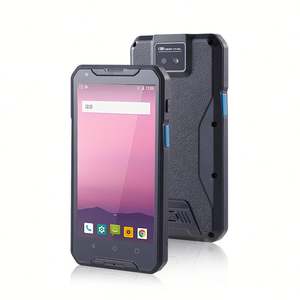 PDA industriel Android avec écran tactile capacitif de 5 pouces, lecteur de codes-barres et carte mémoire 4 Go + 64 Go - Product Image 1