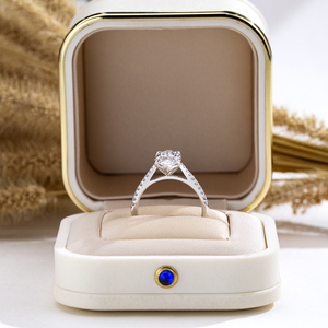 Messi Jewelry MSR-2141 14K Gold Marquise Shape Cathedral Setting Lab Grown <b>Diamond</b> <b>Ring</b> Engagement <b>ring</b> - Product Image 5