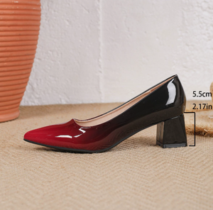 UP-6771r <span class=keywords><strong>43</strong></span> <span class=keywords><strong>44</strong></span> <span class=keywords><strong>Scarpe</strong></span> Classiche da <span class=keywords><strong>Donna</strong></span> con Tacco Alto 5,5 cm, Eleganti Slip-On con Cinturino Posteriore - Product Image 5