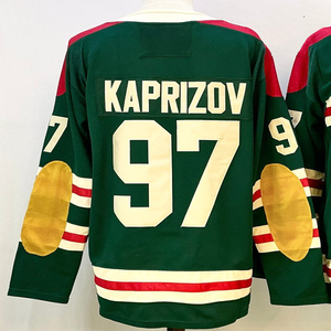 Maillots de hockey cousus pour hommes 7 Brock Faber 12 Matthew Boldy 97 Kirill Kaprizov 29 Marc-<span class=keywords><strong>Andre</strong></span> Fleury 43 Quinn Hughes - Product Image 5
