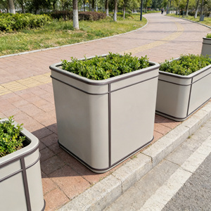 Jardinière en acier galvanisé de qualité supérieure pour l'extérieur, jardinières personnalisées pour l'intérieur et l'extérieur de <span class=keywords><strong>la</strong></span> maison - Product Image 1