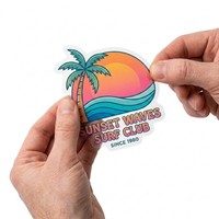 Impresión de Etiquetas Adhesivas de PVC Transparente Personalizadas, Resistentes al Agua y al Aceite, con Fuerte Adhesión, Rollo de Etiquetas, Etiqueta Irregular