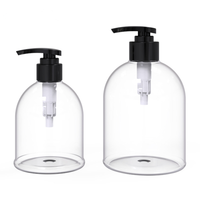 Flacon de désinfectant pour les mains en plastique de 500 ml avec pulvérisateur à pompe en stock