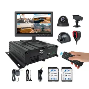 Hot bán 4g Dashcam GPS mdvr 4CH lái xe ghi cmsv6 4 kênh Xe DVR Dash Cam Video Camera