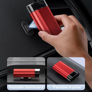 Marteau de sécurité automobile 2-en-1 personnalisé avec logo, brise-vitre d'urgence, coupe-ceinture de sécurité, outil en acier haute dureté pour auto, vente en gros - Product Image 6