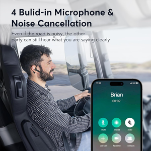 YYK-520 Auricolari Wireless Girevoli per Entrambe le Orecchie, Microfono Integrato, Impermeabili, per Guida e Uso in Ufficio - Product Image 2