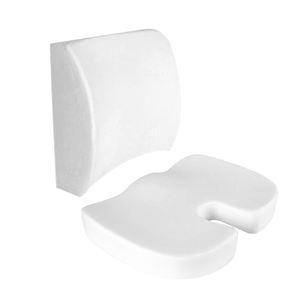 Satu Set bantalan busa memori ortopedi Coccyx dan bantal busa memori penopang pinggang - Product Image 2