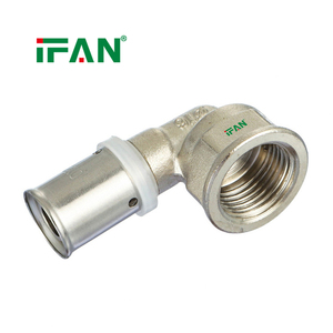 IFAN Raccord en T mâle forgé CW617n, couleur argenté jaune blanc, haute qualité, en cuivre, pour PEX <span class=keywords><strong>multicouche</strong></span> et PERT, raccord à sertir pour la <span class=keywords><strong>plomberie</strong></span> - Product Image 5