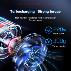 Multifunctionele Turbo Ventilator 130000Rpm 4000Mah Oplaadbare Type-C Snelladende Elektrische Luchtstofdoek Blower Ingebouwde Verlichting - Product Image 3