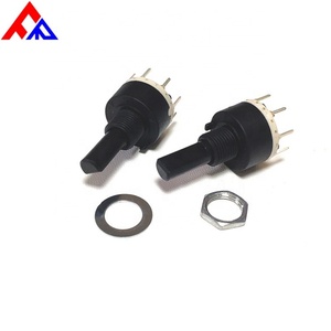 Commutateur sélecteur et interrupteur de position rotatif à haute stabilité, 1 ou 2 pôles, 2 à 12 positions, pour applications sans interruption - Product Image 2