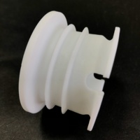 Piezas de PTFE Mecanizadas con CNC de Precisión, Accesorios para Equipos Industriales, Casquillo de PTFE Autolubricante y Resistente al Desgaste