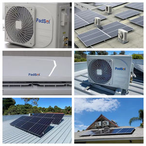 FadSol FD-ON/35GW-PRO 12000/18000 BTU 2HP <span class=keywords><strong>100%</strong></span>ソーラーバッテリー駆動ハイブリッド分割型エアコン 冷暖房 リモコン付き 5年保証 - Product Image 3