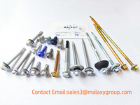 MALAXY Wafer TORX Vis à bois Bride d'aménagement paysager Vis à bois auto-perceuses Vis à bois