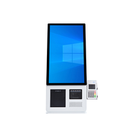 Kiosque en libre-service MJB215 21,5 pouces Android/Windows avec scanner QR, paiement par écran tactile, imprimante 58 mm ou 80 mm
