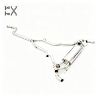 Tuyau d'échappement pour BMW X7 G07 M50i/M60i 4.4T, acier inoxydable haute performance, poli miroir, épaisseur 1,5 mm, garantie 3 ans