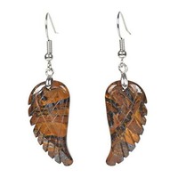 Boucles d'oreilles ailes d'ange en argent sterling 925 plaqué or, style luxe léger, pour femmes