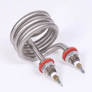 Hot Sale Customized Heating Elements Immersion Titanium Tube Coil Heater Precision Helical Wound Nickel-Chrome Resistance Wire