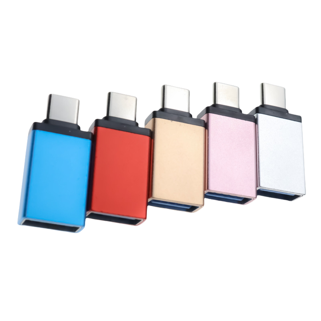 USB3.0 Type-C Android OTG Adapter Aluminum Alloy Convertible USB Flash Drive Card Reader Consumer Electronics