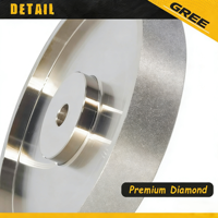 Disque de meulage diamanté électroplaqué de 150 mm pour verre, pierres précieuses, céramique et carbure