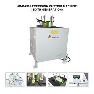 JUNDE High-Accuracy 2.2kW Pneumatic Electric CNC Aluminum <b>Profile</b> 45 & 90 Cutting Machine - Product Image 3