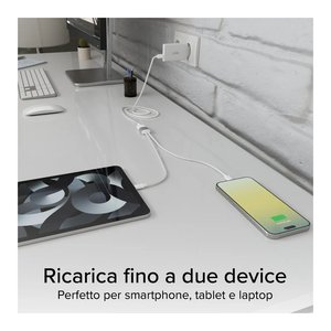 Cavo USB C SPLITTER Y 60W Blanco 1,5m TECABLETCC2IN1 - Product Image 3