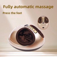 Masseur de pieds en gros, appareil de relaxation des pieds semi-fermé en forme d'œuf, masseur de semelles des pieds, machine de thérapie sans fil à télécommande