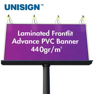 Unisign المشارك افتة المواد 440Gsm الطباعة المواد الصانع فليكس لفة ماكينة طباعة بانرات باستخدام البولي فينيل كلوريد لفة - Product Image 6