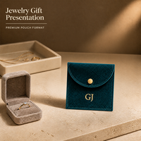 Pochette à bijoux en velours double face avec logo personnalisé - Vente en gros de petits sacs cadeaux en velours pour bagues, boucles d'oreilles, emballage de bijoux