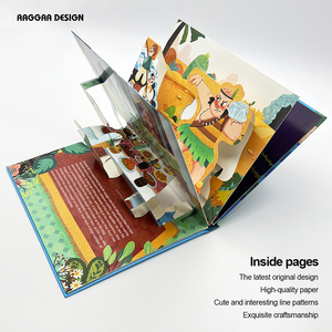 Livres d'histoires éducatifs personnalisés pour enfants, livres 3D, livres d'histoires classiques <span class=keywords><strong>du</strong></span> <span class=keywords><strong>monde</strong></span>, personnalisation d'impression, estampage à chaud, reliure de livres - Product Image 4