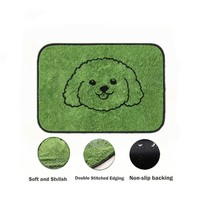 Couverture imperméable pour animaux de compagnie (chiens et chats), lavable et réutilisable, tapis chaud quatre saisons en velours de coton doux, anti-urine, motif empreintes de pattes épaissi