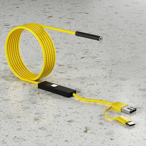 Industrial Endoscope 5.5mm Probe 2M Solid Wire Waterproof With White LED For Pipeline <b>Auto</b> Air Conditioning Repair - Product Image 2