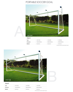 Portería de Fútbol de Alta Calidad <span class=keywords><strong>para</strong></span> 5, <span class=keywords><strong>7</strong></span> y 11 Jugadores con Logotipo Personalizado <span class=keywords><strong>para</strong></span> Entrenamiento y Competición - Product Image 3