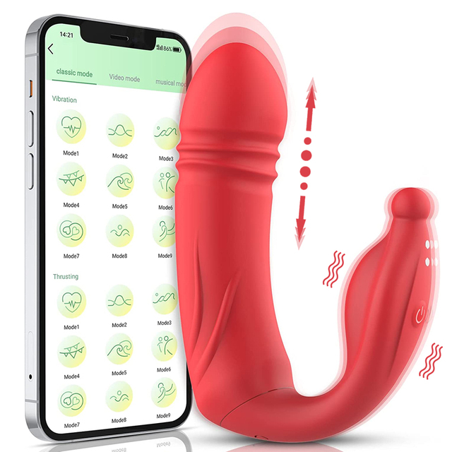 9 Frequency Dual Stimulation APP Control Retractable Wearable Vibrator G Spot Clitoris Stimulator Vibrating Panties