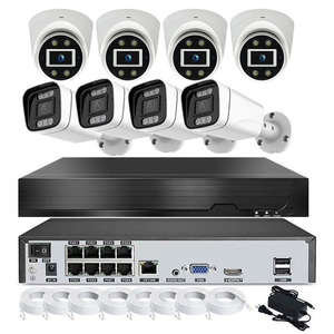 ชุดกล้องวงจรปิด16ช่องระบบ NVR ระบบกล้องวงจรปิดกลางแจ้งแบบ POE 4K 8MP POE อัจฉริยะสูง - Product Image 2