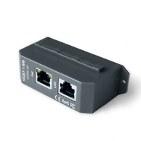 Single Port 10 Gigabit PoE ++ (802.3bt) Injector Din Rail