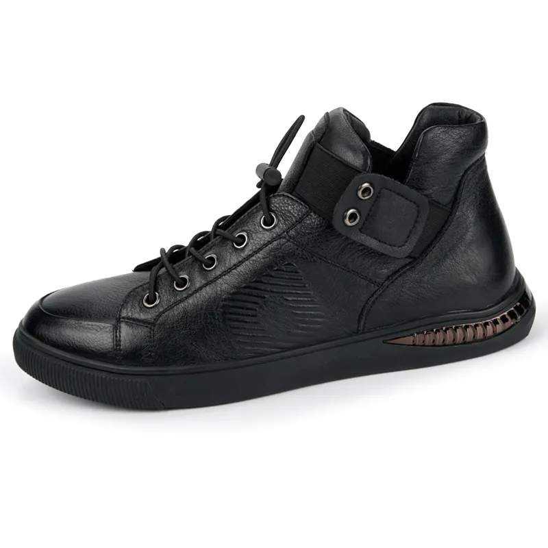 Nero scarpe di avvio Metà Impermeabile Alla Caviglia di boot, Nero, 9 M US