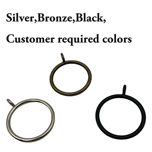 Thiết kế mới bán buôn <span class=keywords><strong>Curtain</strong></span> Ring phụ kiện kim loại <span class=keywords><strong>Curtain</strong></span> Rod Set Ring - Product Image 3