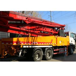 Chino nueva marca HOWO chasis gran teórico de salida de 38m de hormigón de cemento bomba de elevación boom camión mezclador venden bien - Product Image 5