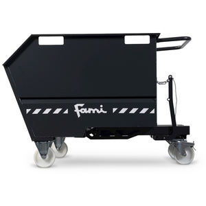 Carretilla elevadora Fami 1400x1152x970mm-cubo basculante transportable con ruedas, capacidad de 1350kg - Product Image 2